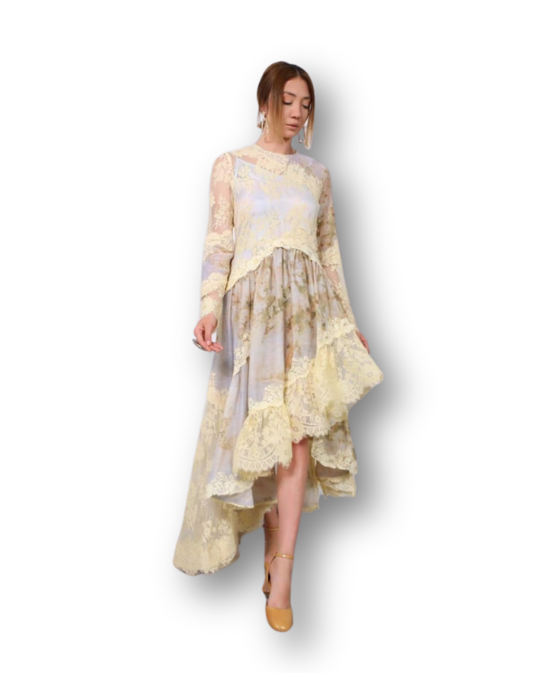Midnight Majesty Satin Dress