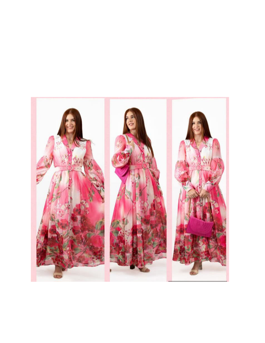 Rosette Bloom Dress