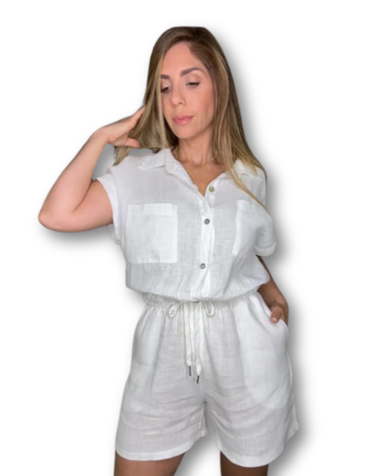 Breeze Drawstring Romper