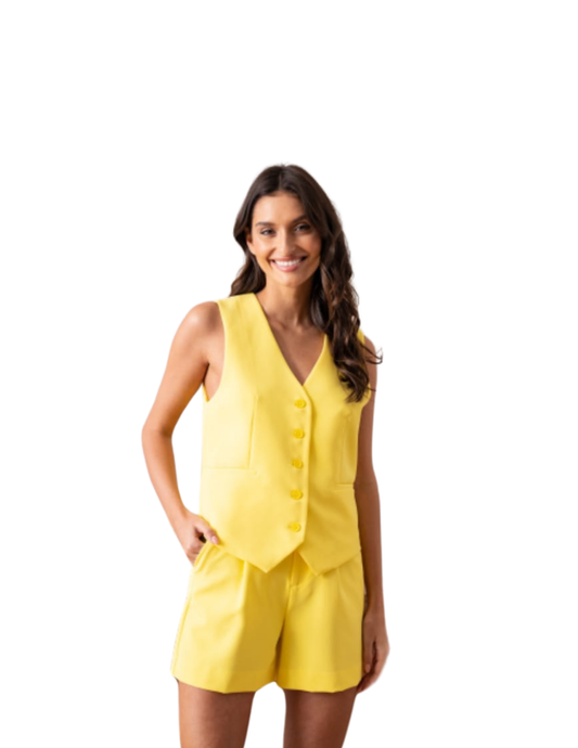 Golden Glow Sleeveless Set