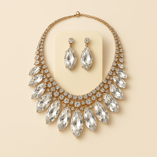 Eclipse Royale Earrings and Necklace Set