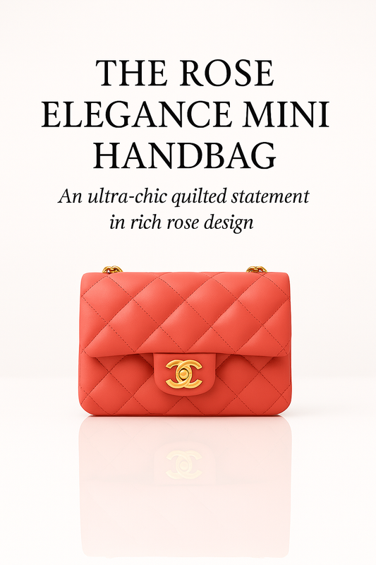 The Rosé Élégance Mini Coach Handbag